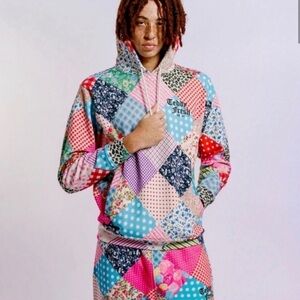 Teddy Fresh Multicolor Patchwork Hoodie